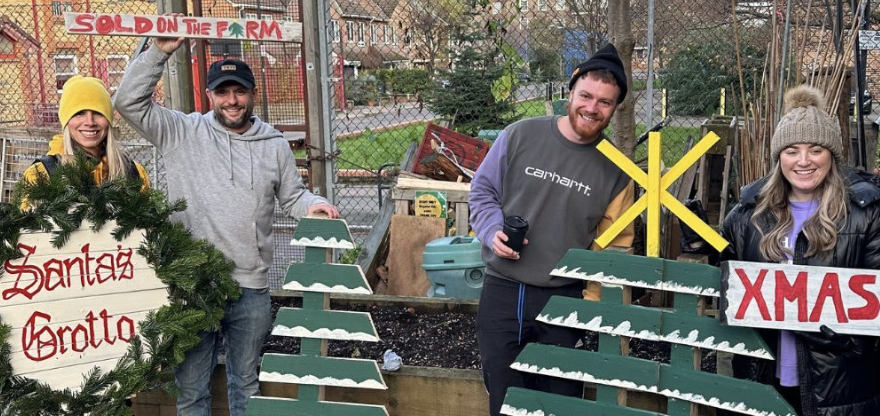 Corporate Volunteering at Vauxhall City Farm